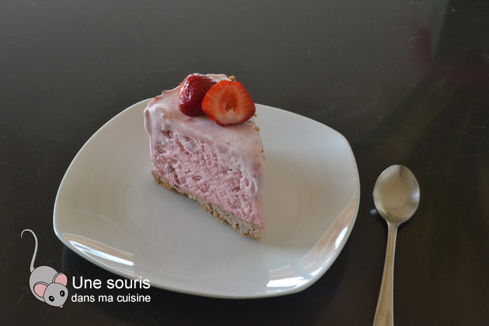 Gâteau nuage aux fraises