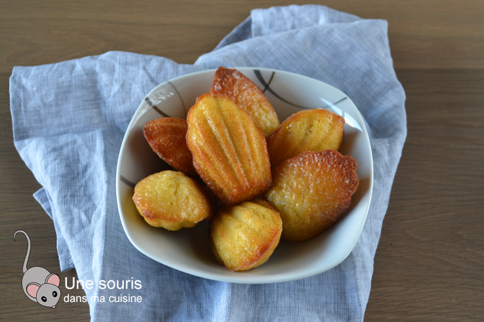 Madeleines lime et gingembre