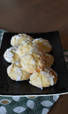 Biscuits craquelés au citron