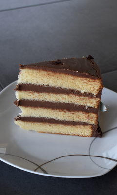 Gâteau à la vanille presque White Velvet
