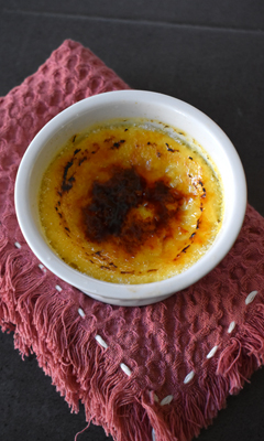 Crème brûlée au citron Crème brûlée au citron