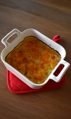 Gratin de pommes de terre et de jambon